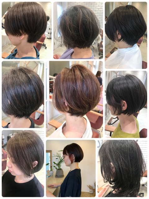 熊本市東区尾ノ上|40代女性に人気の美容室ヨハク|40代女性の髪がまとまった写真